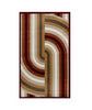 Shiraz Hypnotic Spiral Pattern Carpet Area Rug