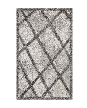 Modern Criss-Cross Bedford Carpet Area Rug