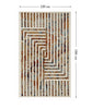 Shiraz Broken Maze Pattern Carpet Area Rug