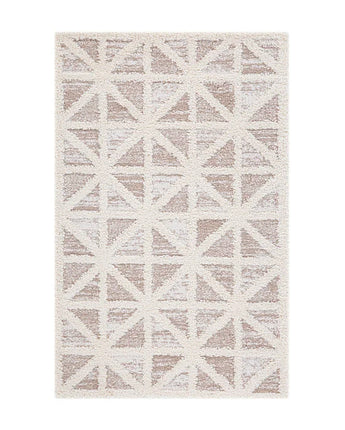 Geometric Mesh Bedford Carpet Area Rug