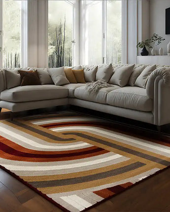 Shiraz Hypnotic Spiral Pattern Carpet Area Rug