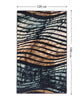 Shiraz Wavy Line Patterns Carpet Area Rug